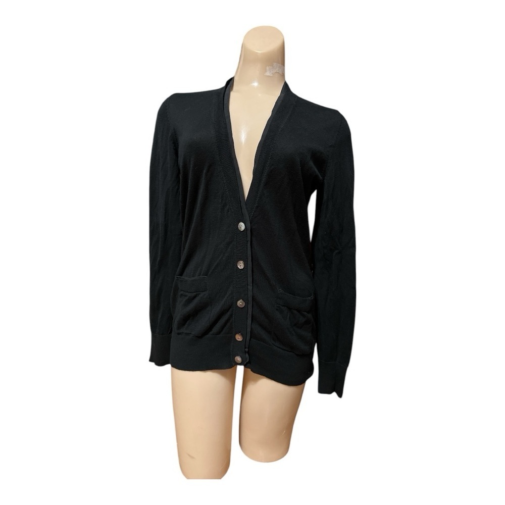 Banana Republic Women’s Partial Button Cardigan, Cotton, Medium